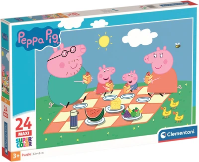 Пазл Clementoni Peppa Pig серия MAXI 24 элемента (24028) (8005125240289)