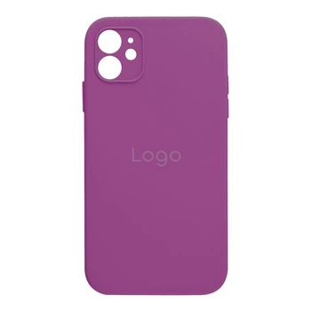 Чохол Silicone Case Square Full Camera для iPhone 11 Колір 43.Grape