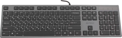 Клавиатура A4Tech KV-300H Ukr Grey/Black USB
