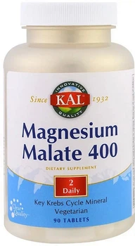 Магній Малат KAL Magnesium Malate 400 мг 90 таблеток