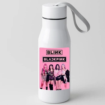 Термос спортивний BLACKPINK к поп 450 мл. Білий