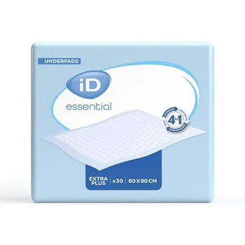Одноразові пелюшки iD Essential Extra Plus (60х90 см) 30 шт.