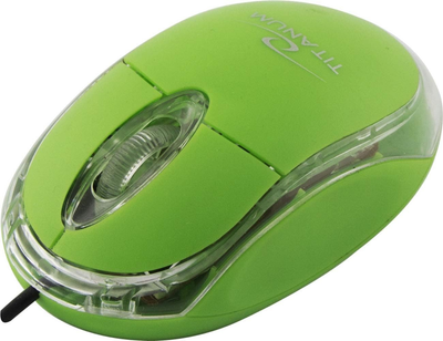 Миша Titanum Raptop USB Green (TM102G)