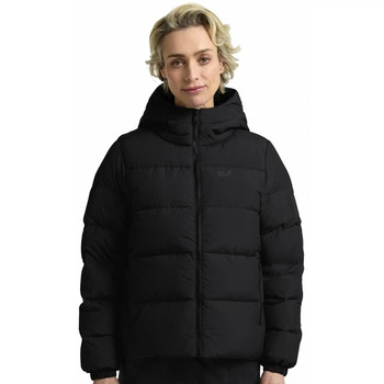 Пуховик FROZEN PALACE JKT W RDS Jack Wolfskin A65097_6000 46 Чорний (4064886549257)