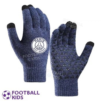 Рукавички футбольні ПСЖ сенсорні Paris Saint-Germain Touch Screen Blue/White One Size (38018-4)