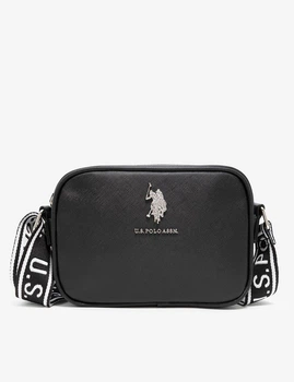 Сумка кросс-боди U.S. Polo Assn Classic Zip Crossbody Bag Black (27A228-AA00A) Оригинал из США
