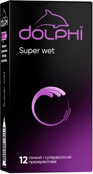 Презервативи Dolphi Super Wet 12 шт (4820144772863)
