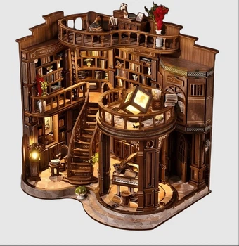 Румбокс Мечтательный книжный зал DIY Mini House Dreamy Book Hall AW02-003