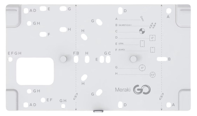 Płyta montażowa Cisco Meraki Go do punktu dostępu WiFi (GA-MNT-GR-1)