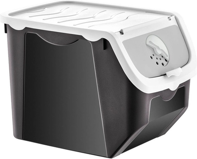 Pojemnik na warzywa i owoce Orion z pokrywą Biały 12 l (5907610283227)