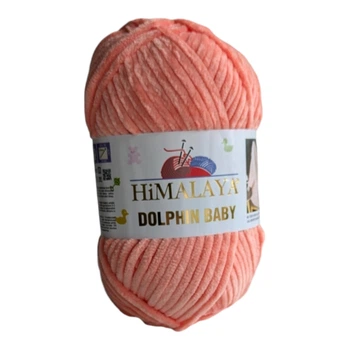 Пряжа Himalaya dolphin baby № 80355 персиковий