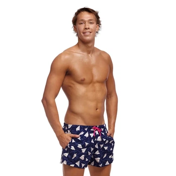 Шорти плавальні FUNKY TRUNKS Men's Badeshorts Shorty Shorts - Paper Plain (Розмір: USA 32)