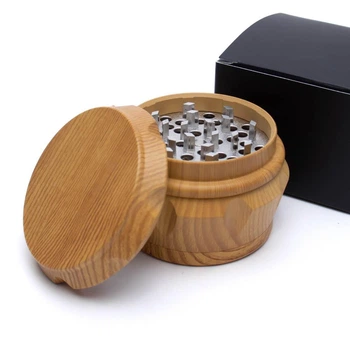 Гріндер для подрібнення тютюну та трав Wood 420 Розбірний 63 мм