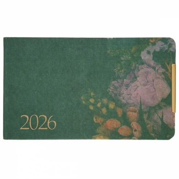 Щотижневик 10х17 см Leo Planner датований 2026 "Bloom", інтегральний, 128 сторінок