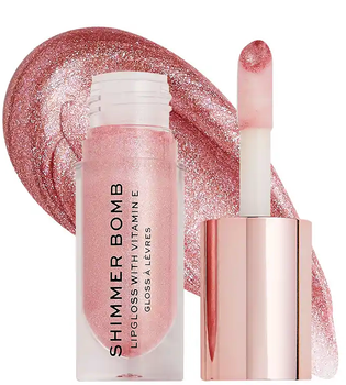 Makeup Revolution Shimmer Bomb Lip Gloss Блеск для губ "Glimmer Nude"