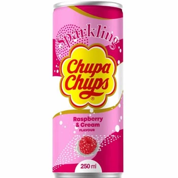 Напій газований Chupa Chups Raspberry & Cream (Малина з Вершками) (08.02.2026) - 250 ml