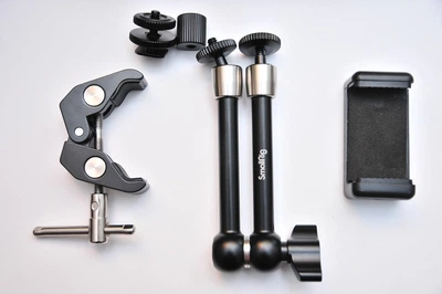 Smallrig 3 в 1 Шарнир Magic Arm 11"(28см) + Краб Струбцина Держатель телефона 1/4 штатив