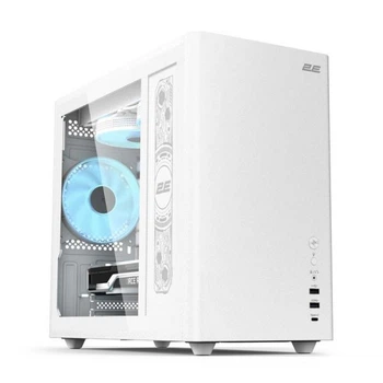Корпус 2e Credo Plus v350wg без бп, 1xUSB3.0, 1х usb 2.0, 1xUSB Type-C, 3x120мм, vga 350мм, lcs ready, tg Side Panel, mATX, білий 2e-v350wg