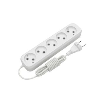 Мережевий подовжувач Electrum C-ES-1816 3.0m 5 роз, white (C-ES-1816)