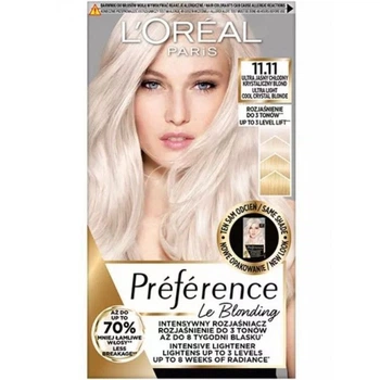Краска для волос L'Oreal Paris Preference - 11.11 Ультраблонд холодный-пепельный