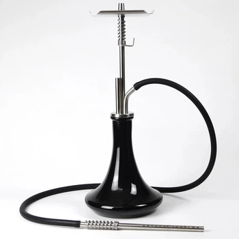 Кальян Trumpet Hookah, шахта нержавеющая сталь, высота 60 см на колбе Steamulation Черная 5092305