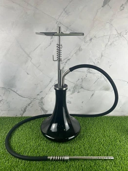 Кальян Trumpet Hookah Combi, шахта нержавеющая сталь, высота 60 см на колбе Steamulation Черная 5092337