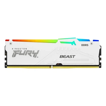 Модуль пам'яті Kingston Fury DDR5 16GB 5600MHz Beast White RGB EXPO (KF556C36BWEA-16)