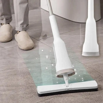 Швабра з віджимом Household mop Family Helper для швидкого прибирання для миття підлог та вікон Білий
