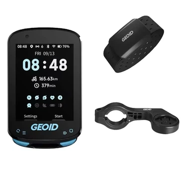 Велокомп'ютер GEOID CC600: GPS навігація, кольоровий екран, WiFi, Bluetooth, ANT+, IPX7, Pro