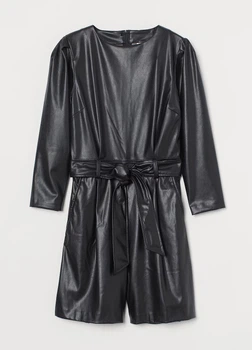 Комбінезон із еко шкіри H&M 917148001c42 36 чорний (100003342)