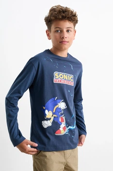 Лонгслив Sonic C&A 2223054c43 164см синий (100001555)