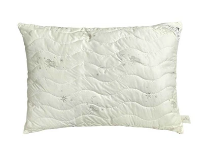 Подушка ARCLOUD силікон MERINO BEIGE 274 мікрофібра, сірий 10мм холофайбер (550г) з кутиком, сумка р.50*70