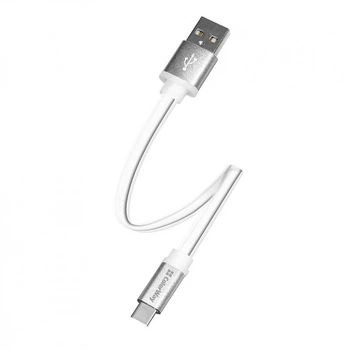 Дата кабелю USB 2.0 AM до USB-C 0.25m white ColorWay (CW-CBUC001-WH) (321166)