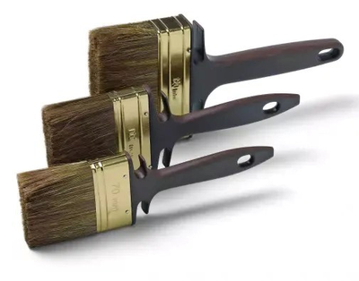 Zestaw pędzli do lazur farb ściennych i lakierów Schuller Timber Pro 3 szt (9002588711409)