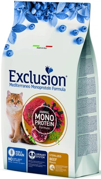 Exclusion Sterilized Beef корм для стерилизованных кошек с говядиной 1,5 кг