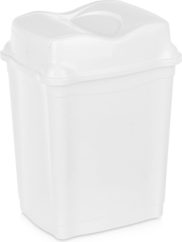 Kosz na śmieci Orion plastikowy 16 l Biały (8592381171001)