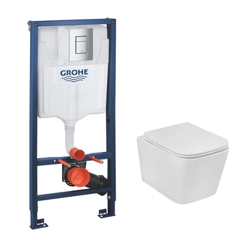 Комплект унитаз с инсталляцией GROHE RAPID SL 38772001KE483429