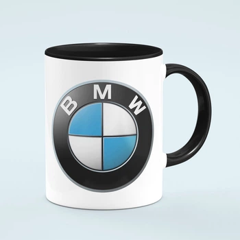 Чашка з логотипом BMW 330 мл Чорна