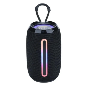 Аккумуляторная блютуз колонка - динамик с LED подсветкой T&G (FM радио/USB/TG/AUX/Bluetooth) Черная