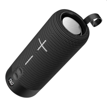 Аккумуляторная Bluetooth колонка - динамик блютуз T&G 10W с FM радио (USB/TF/AUX) Черная
