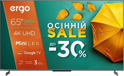 Телевізор Ergo MiniLED 65" 65MQ90PRO