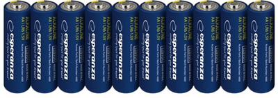 Лужні батарейки Esperanza AA 10 шт (5901299959800)