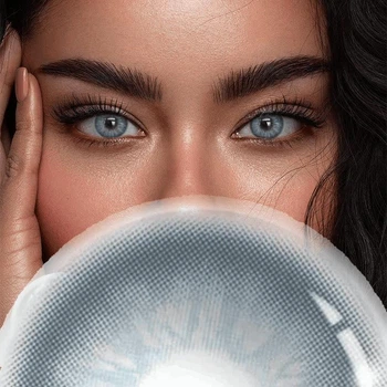 Натуральные голубые контактные линзы - Айс Эндорфин Блу 2шт. от ELITE Lens