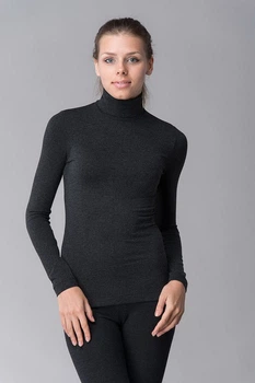 Термогольф женский с шерстью Kifa Wool Comfort 23Ш- ГЖk 3XL Темно-серый