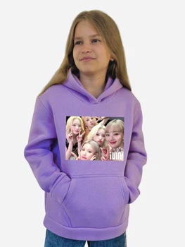 Подростковое теплое худи для девочки Спиногрыз (D)I-dle 10-00751 152 см Лиловое (ROZ6501100282)