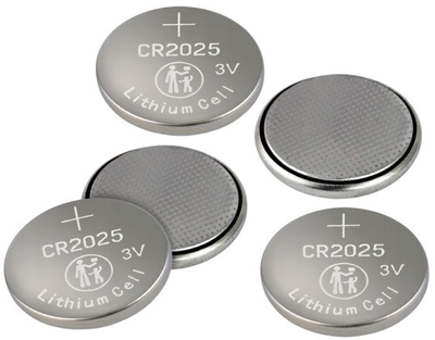 Літієві батарейки Esperanza CR2025 5 шт (5901299957998)