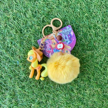 Игровой набор Брелок Эпл Джек Май Литл Пони с Помпоном My Little Pony Hasbro Мой маленький пони Игрушка для девочек