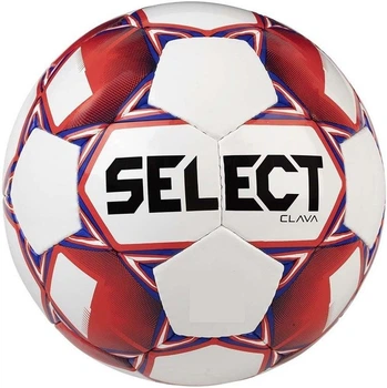 М'яч футбольний Select CLAVA біло-червоний 385414-198 385414-198 5