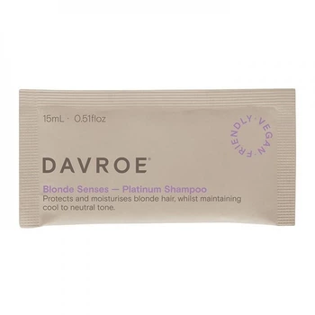 Тонирующий шампунь для светлых волос Davroe Blonde Senses Platinum Shampoo 15 ml