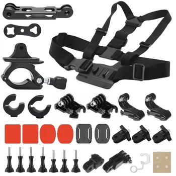 Крепление на мотоцикл для экшн-камеры шлем руль грудь Puluz g prof HQS-NEW-KIT-M02